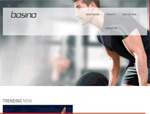 Tablet Screenshot of bosino.com